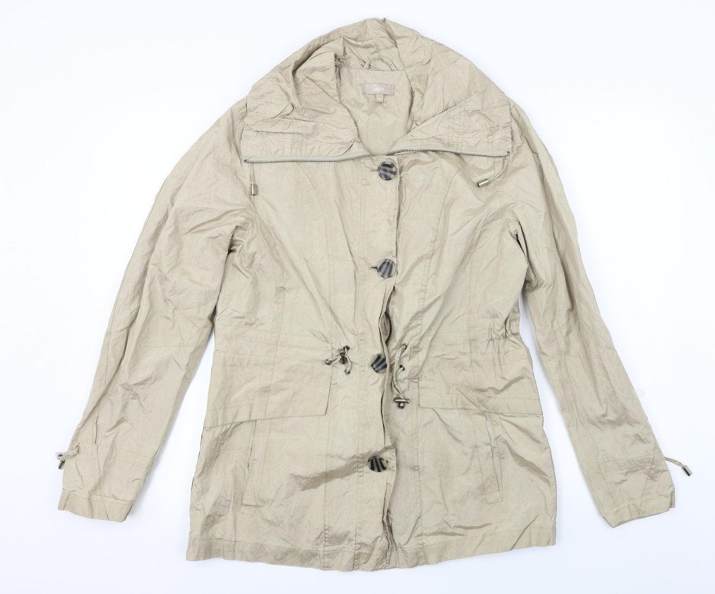 soon  Womens Beige   Jacket Coat Size 14