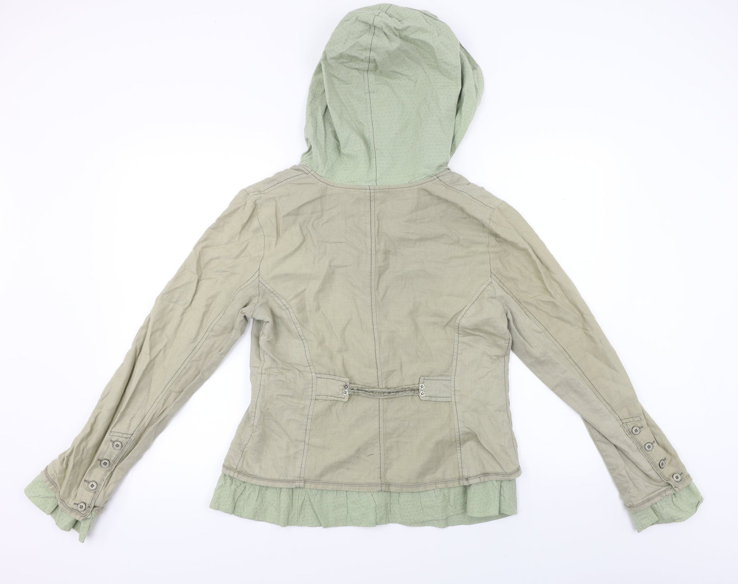NILE Womens Green   Jacket Coat Size M
