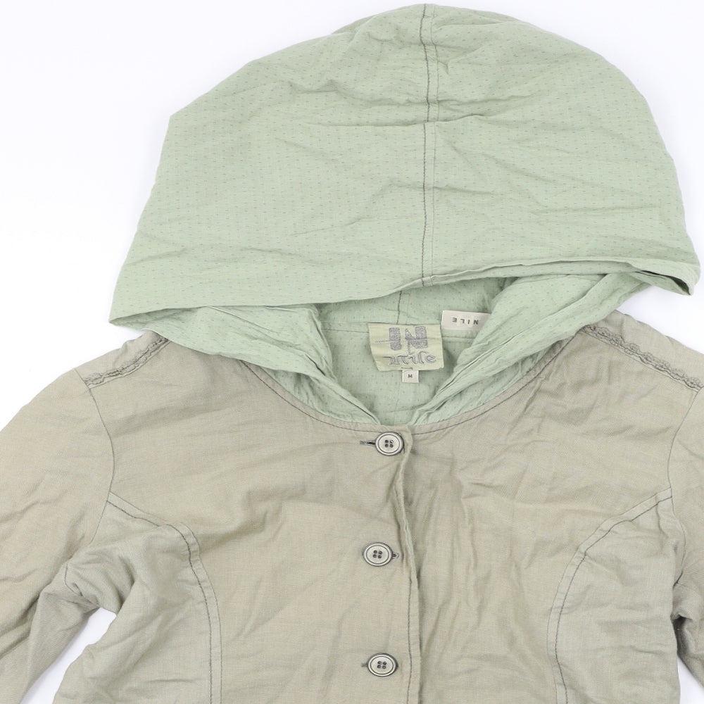 NILE Womens Green   Jacket Coat Size M