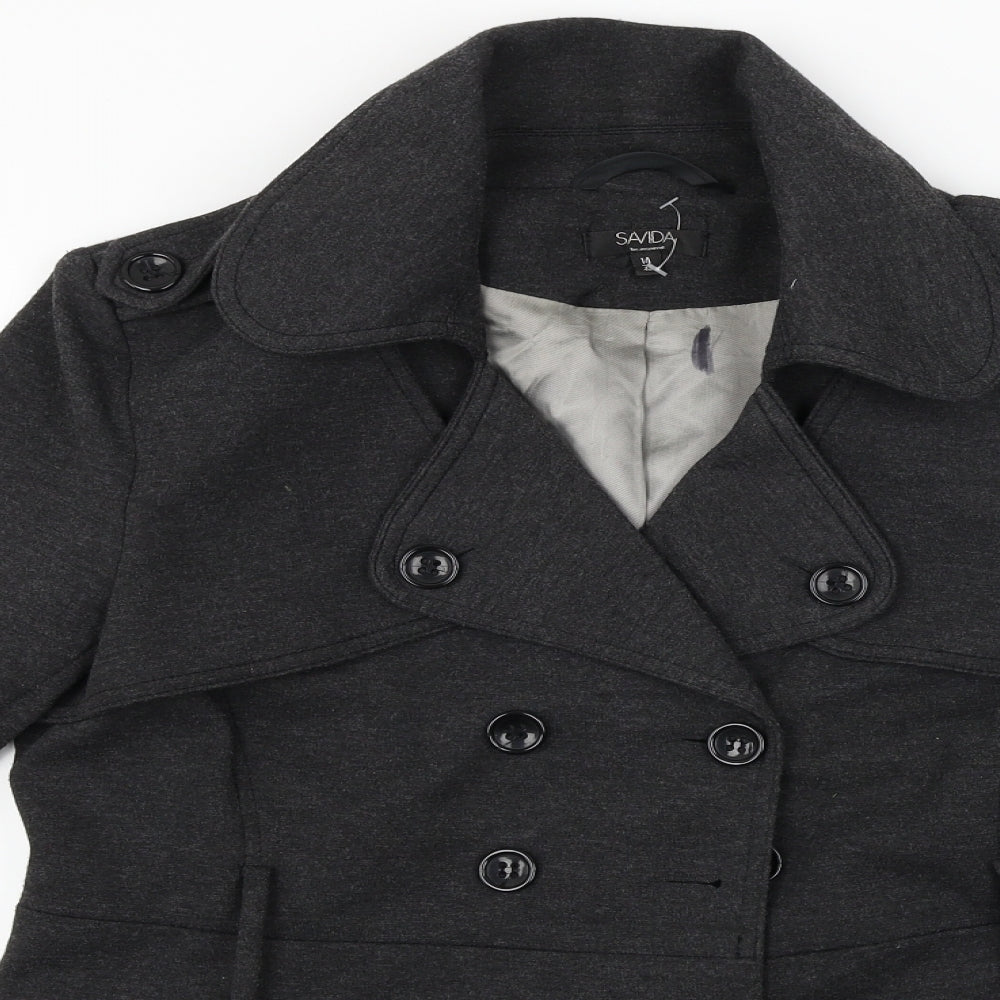 savida  Womens Grey   Jacket Coat Size 14