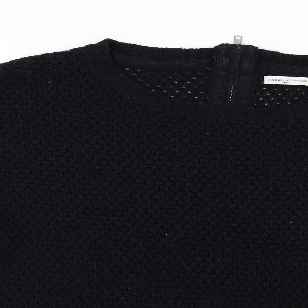 Jaqueline deYong  Womens Black   Pullover Jumper Size S
