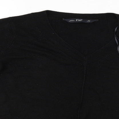 F&F  Womens Black   Pullover Jumper Size 8