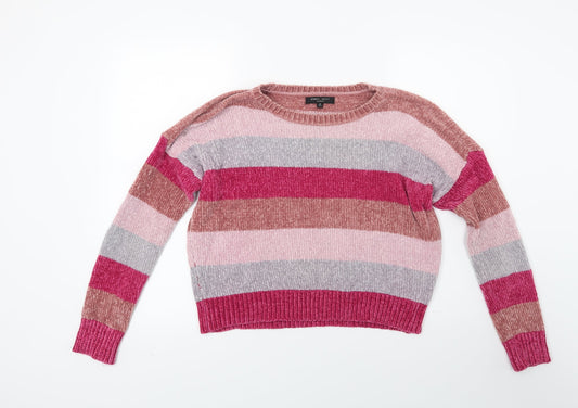Romeo Juliet Womens Multicoloured Striped  Pullover Jumper Size M