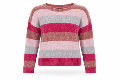 Romeo Juliet Womens Multicoloured Striped  Pullover Jumper Size M