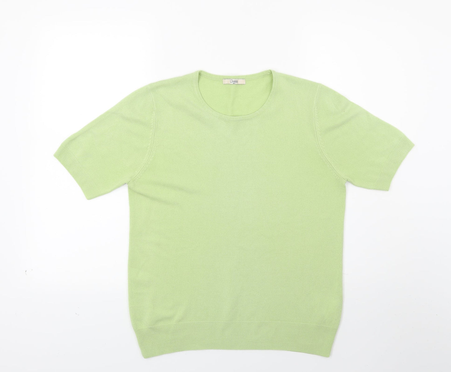 Marks and Spencer Womens Green  Knit Pullover Jumper Size 12