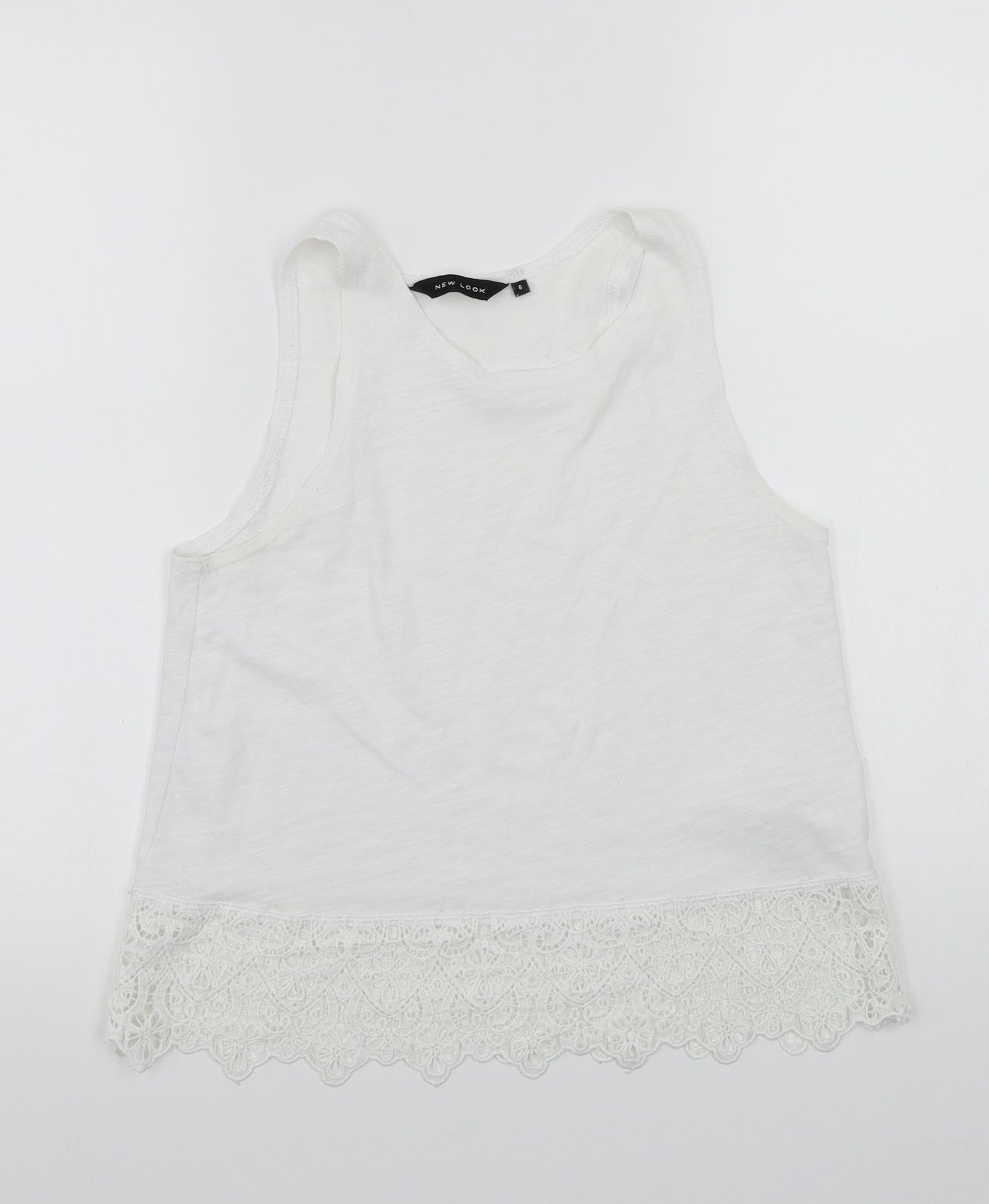 Newlook Womens White   Basic Tank Size 6
