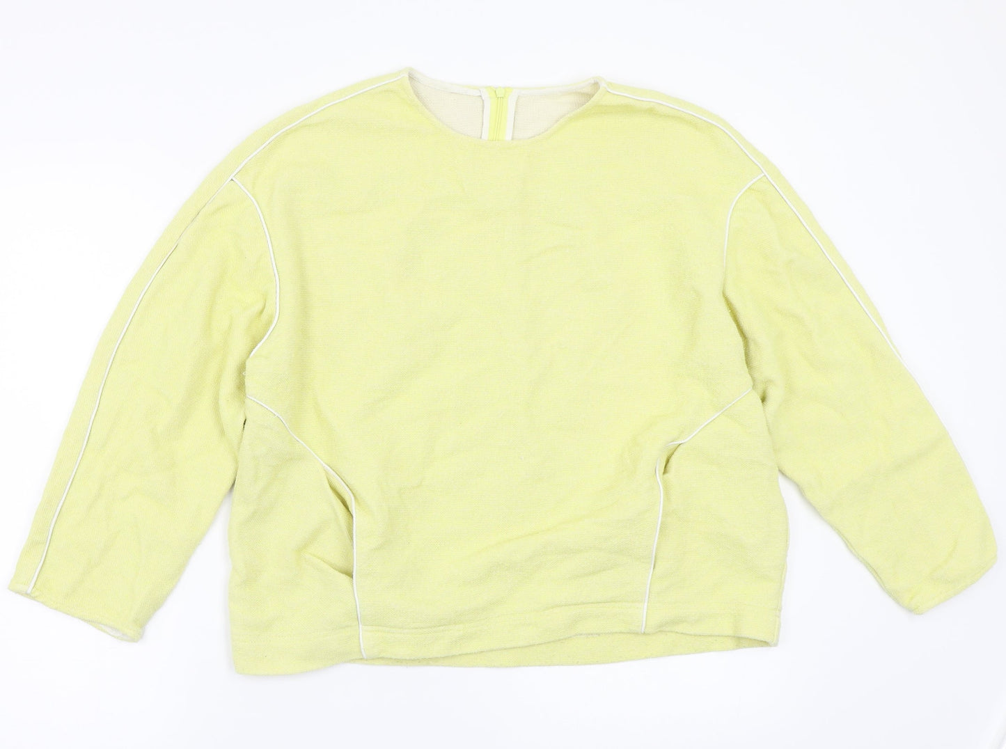 Preworn Womens Yellow   Basic T-Shirt Size S
