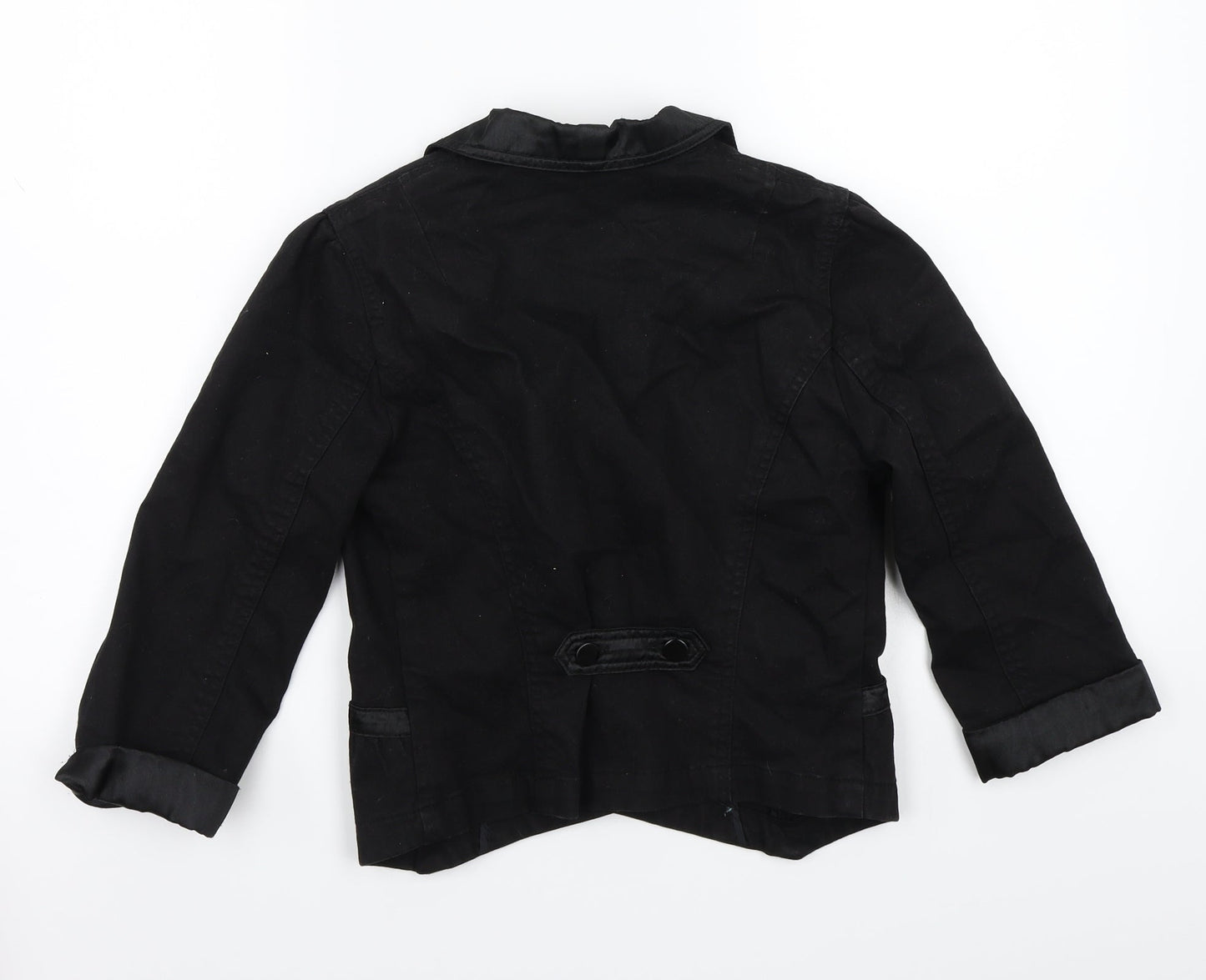 H&M Womens Black   Jacket Coat Size 8