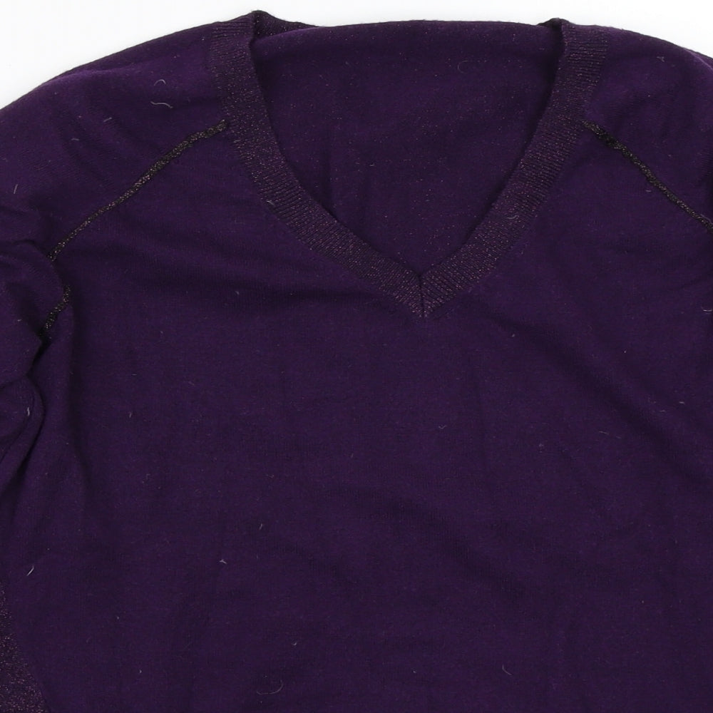 Preworn Womens Purple   Pullover Jumper Size S