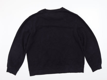 Easy Mens Black   Pullover Jumper Size XL