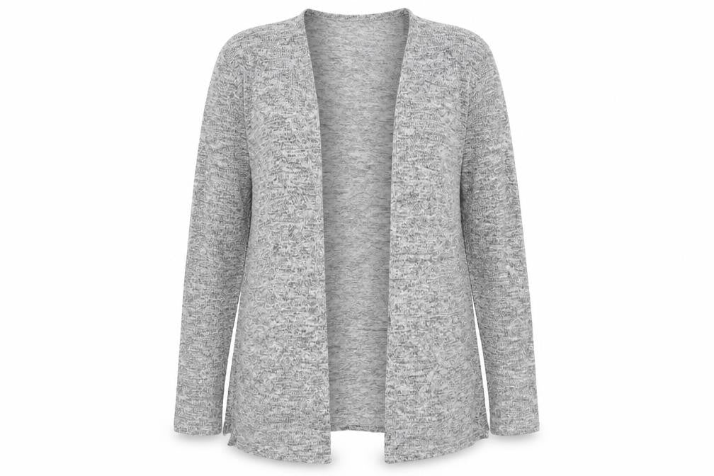H&M Womens Grey  Knit Cardigan Jumper Size M