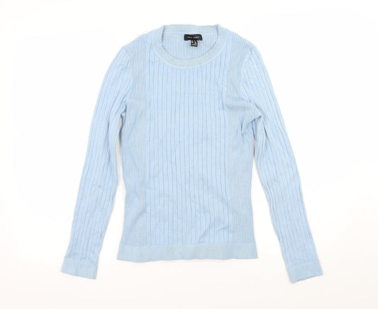 New Look Womens Blue  Knit Pullover Jumper Size 16