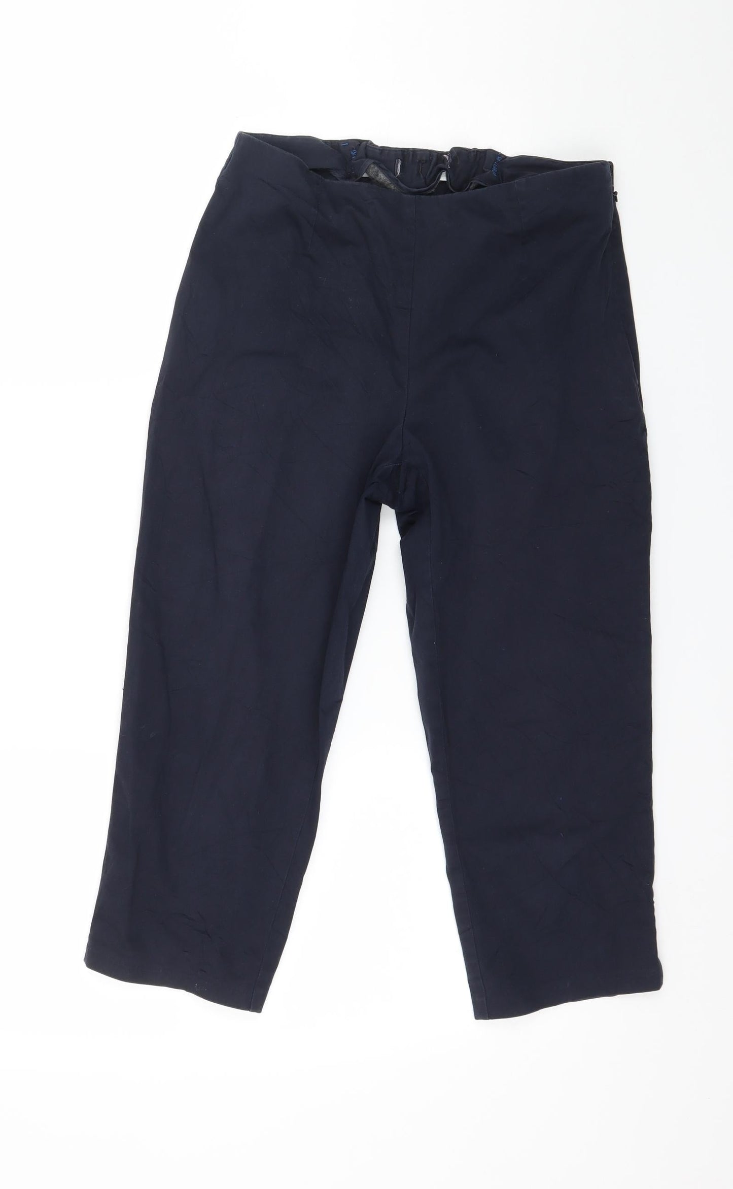 Marks and Spencer Womens Blue   Trousers  Size 10 L20 in