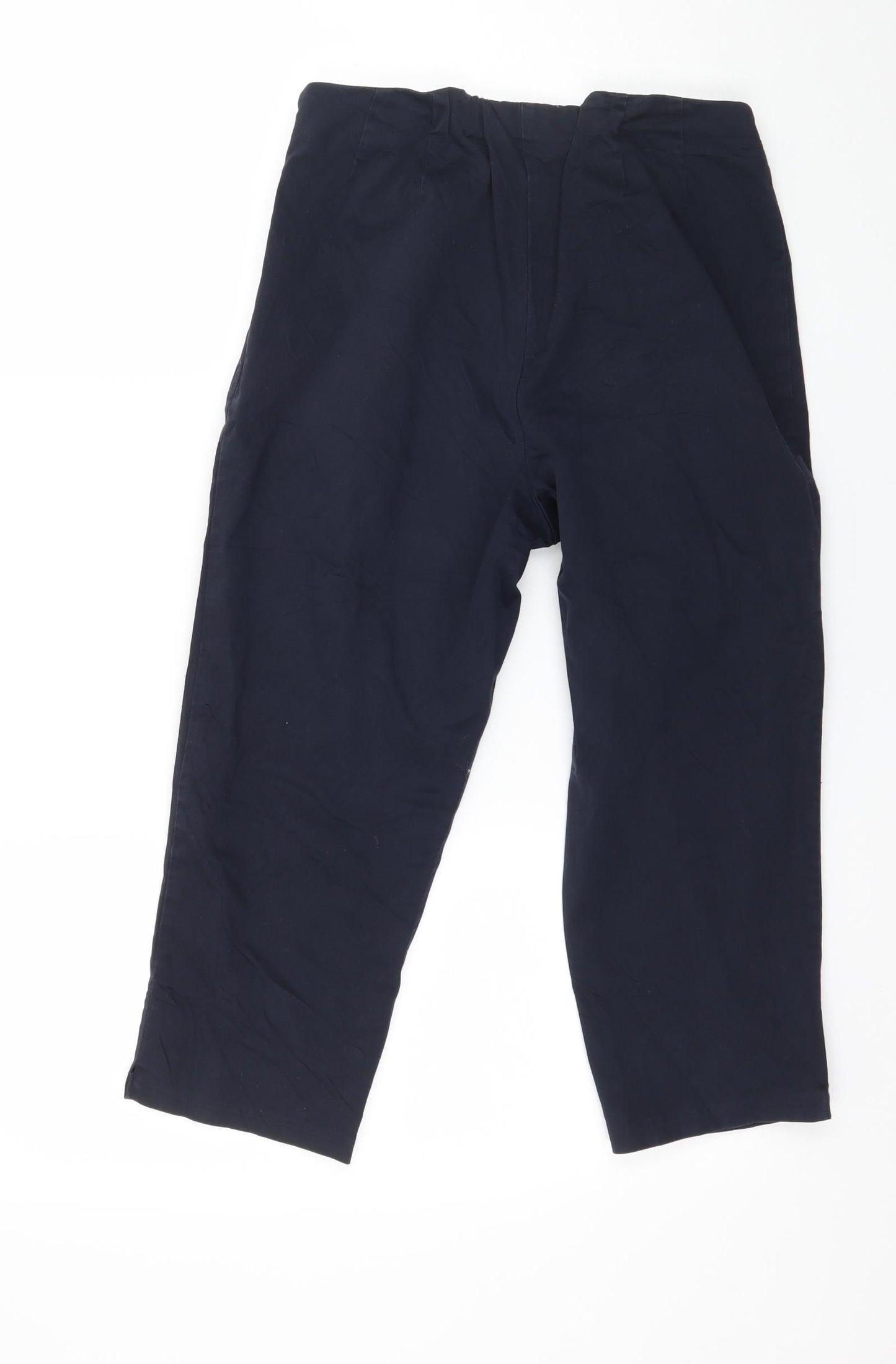 Marks and Spencer Womens Blue   Trousers  Size 10 L20 in