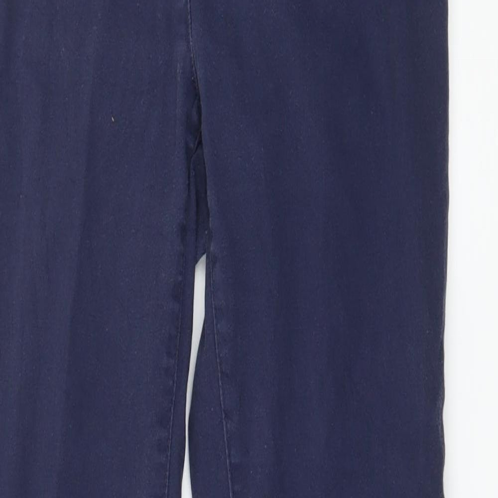 H&M Womens Blue  Denim Trousers  Size 30 in L29 in