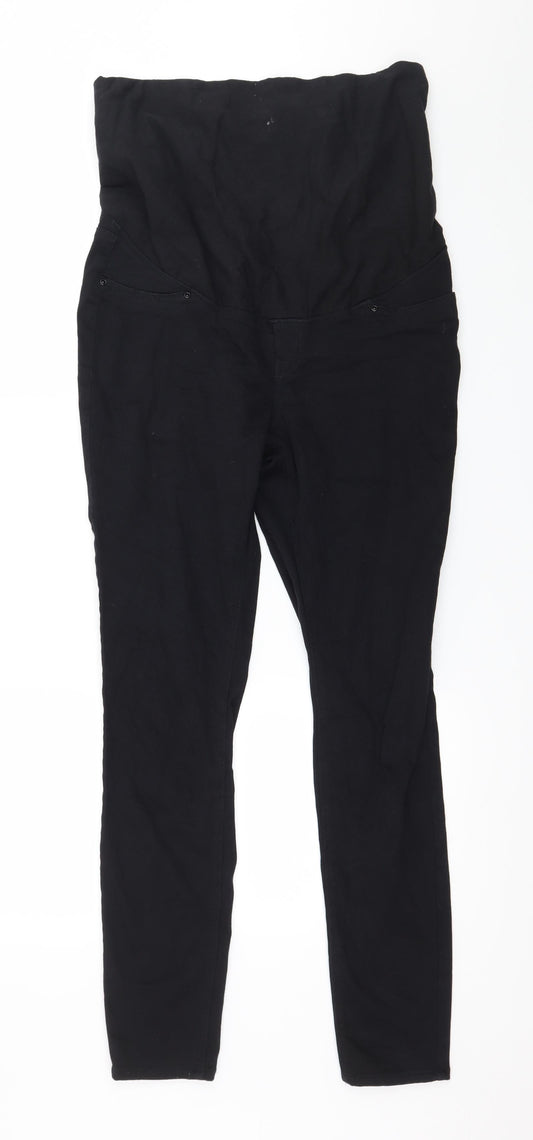 H&M Womens Black  Denim Skinny Jeans Size M L28 in