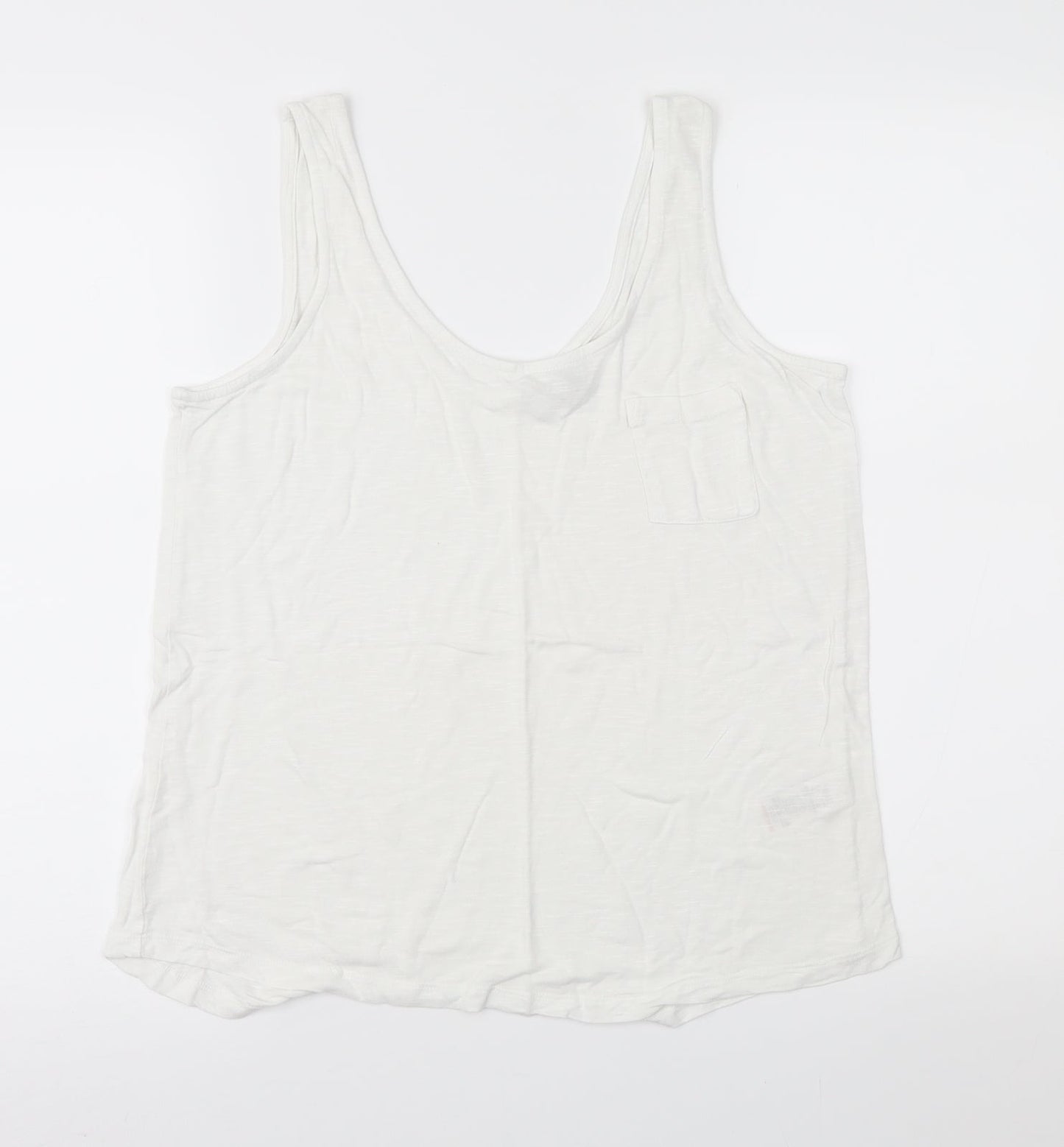 NEXT Womens White   Basic Tank Size 14