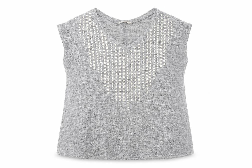 Miss Selfridge Womens Grey   Pullover Jumper Size 6