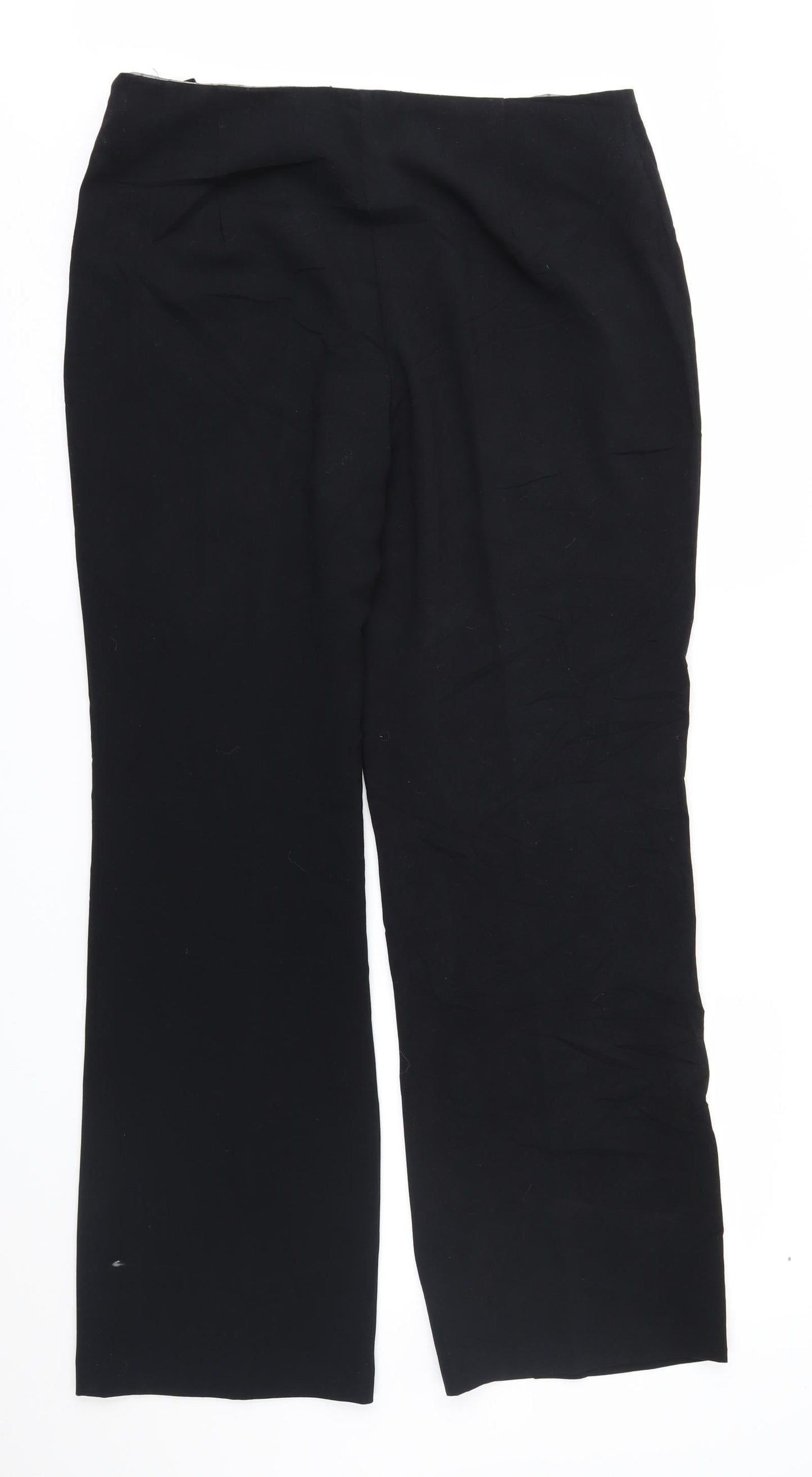 Marks and Spencer Womens Black   Trousers  Size 14 L30 in