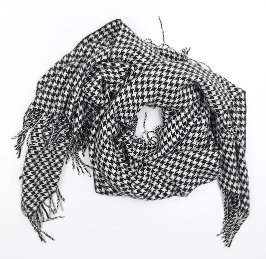 Preworn Womens Multicoloured Houndstooth Knit  Shawl/Wrap
