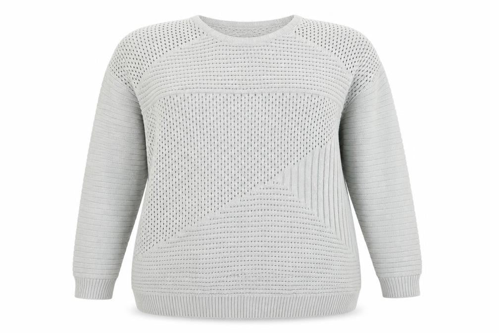 Select Womens Grey  Knit Pullover Jumper Size 14