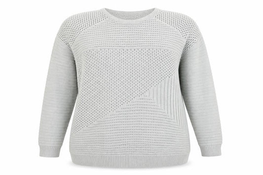 Select Womens Grey  Knit Pullover Jumper Size 14