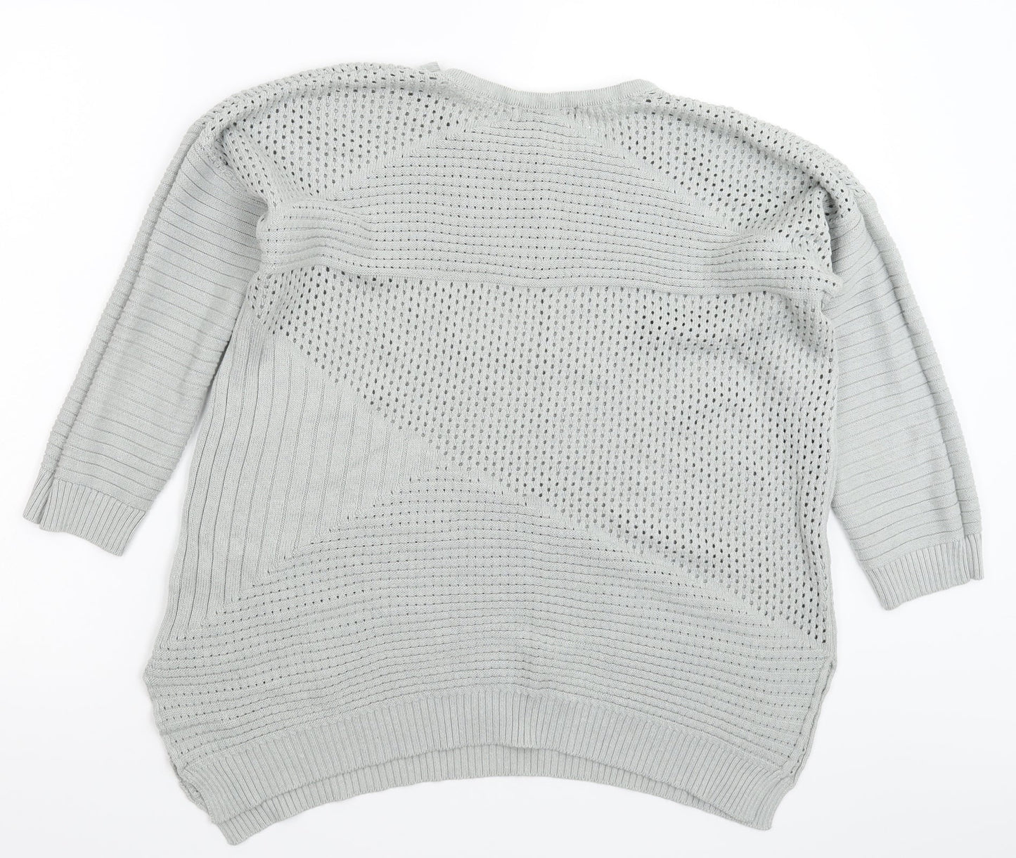 Select Womens Grey  Knit Pullover Jumper Size 14