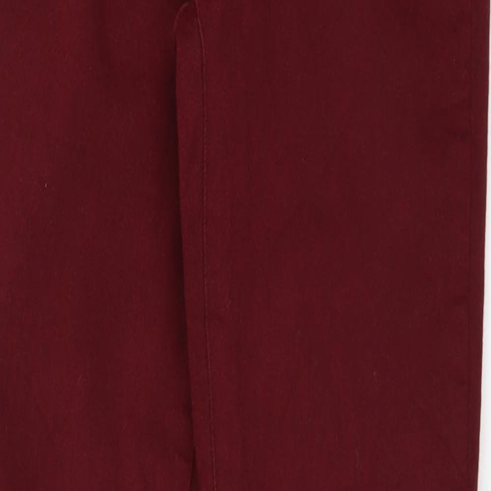 Zara Womens Red   Skinny Jeans Size 8 L26 in