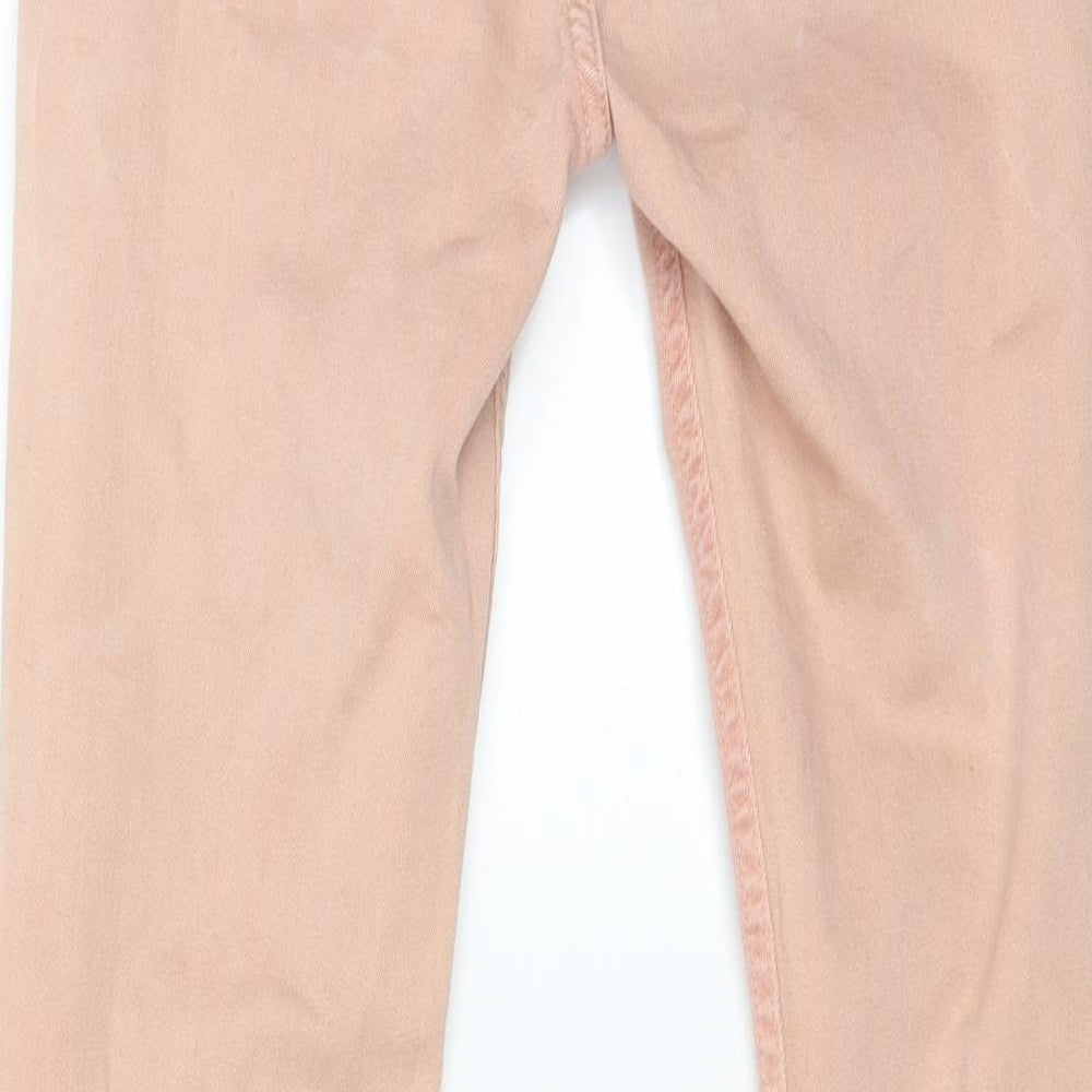 Zara Womens Pink  Denim Skinny Jeans Size 8 L24 in