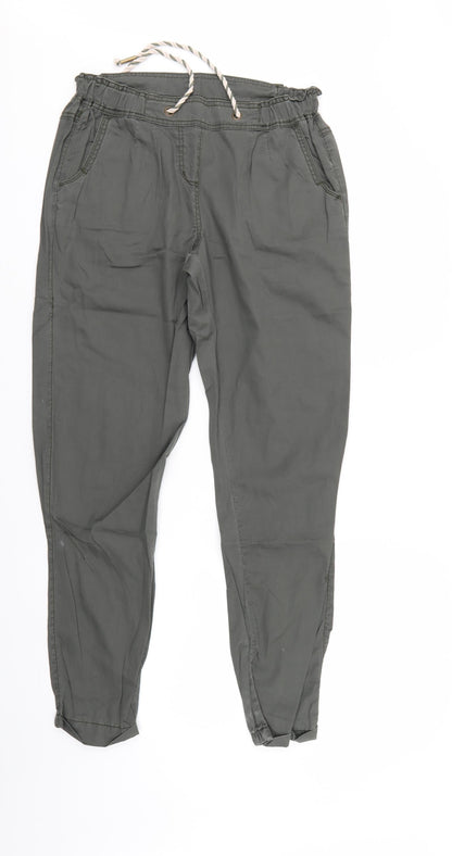 Moda Womens Green   Trousers  Size 12 L29 in