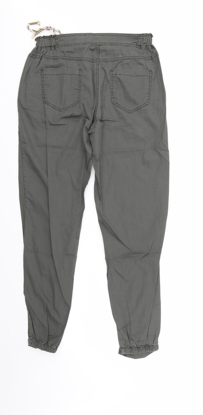 Moda Womens Green   Trousers  Size 12 L29 in