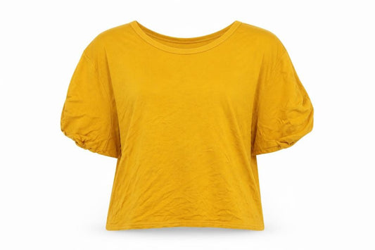 PRETTYLITTLETHING Womens Gold   Basic T-Shirt Size 8