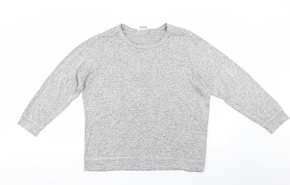 Marks & Spencer Womens Grey   Pullover Jumper Size 18
