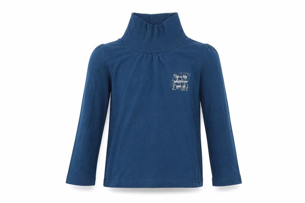 Qtee Girls Blue   Pullover Jumper Size 2-3 Years