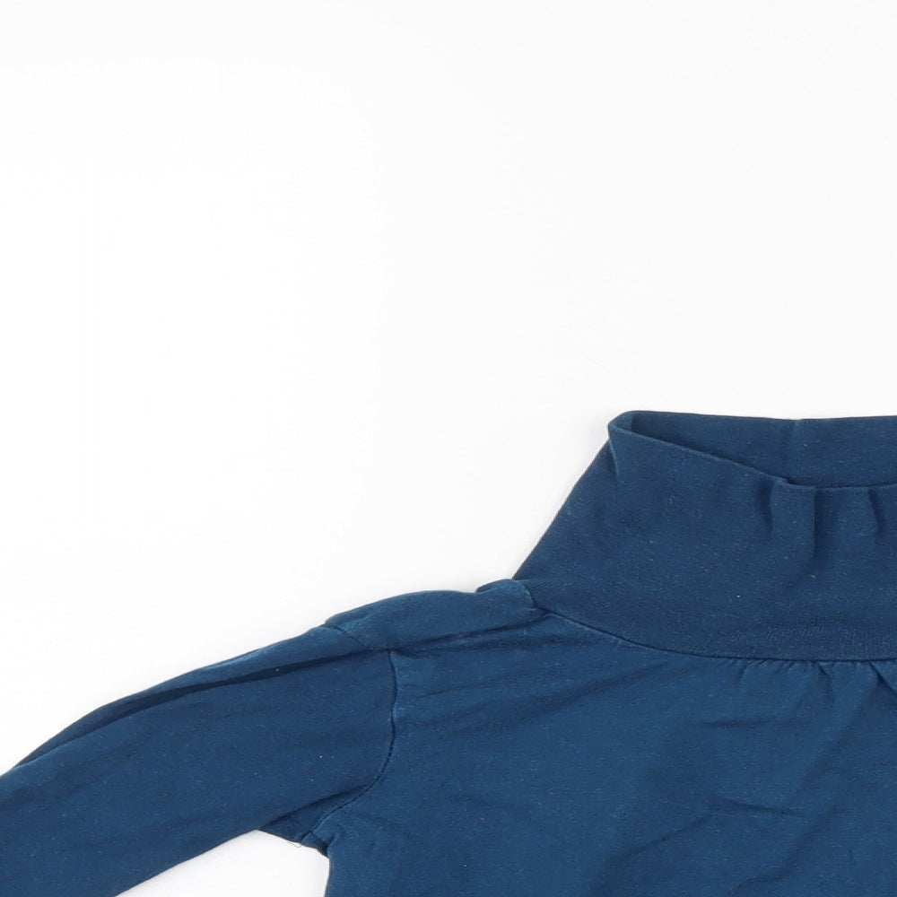 Qtee Girls Blue   Pullover Jumper Size 2-3 Years