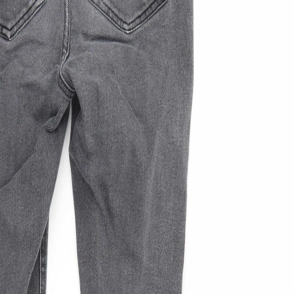 New Look Girls Grey   Skinny Jeans Size 13 Years - Distressed