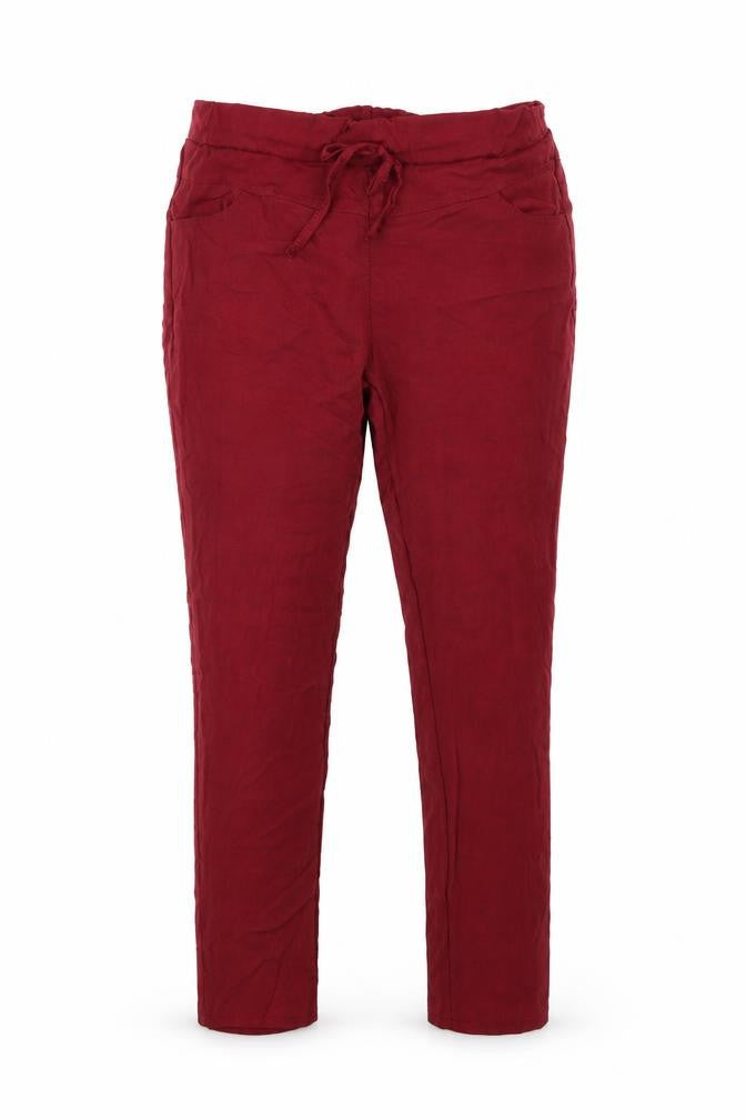 Preworn Womens Red   Trousers  Size 30 in L28 in