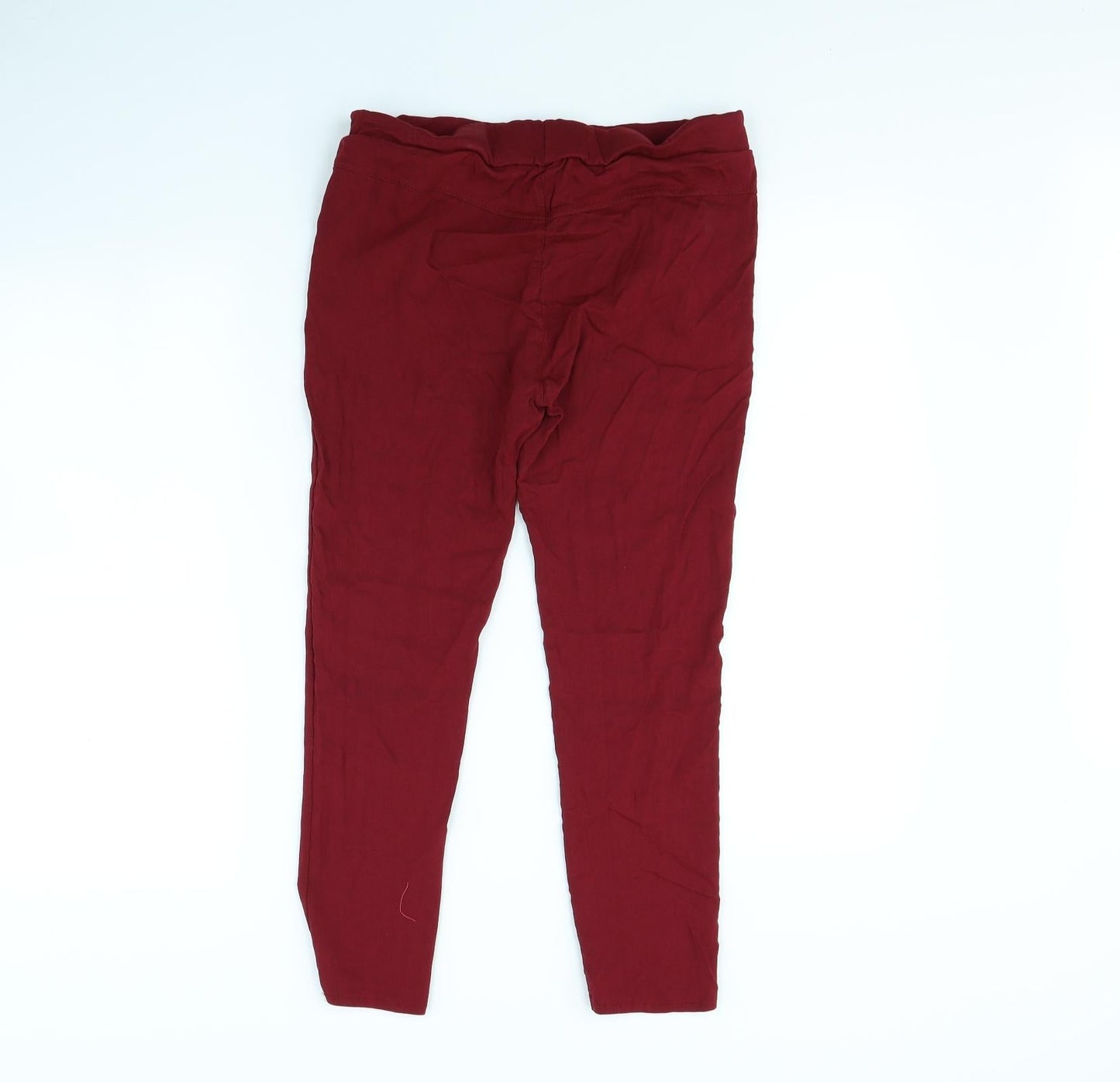 Preworn Womens Red   Trousers  Size 30 in L28 in