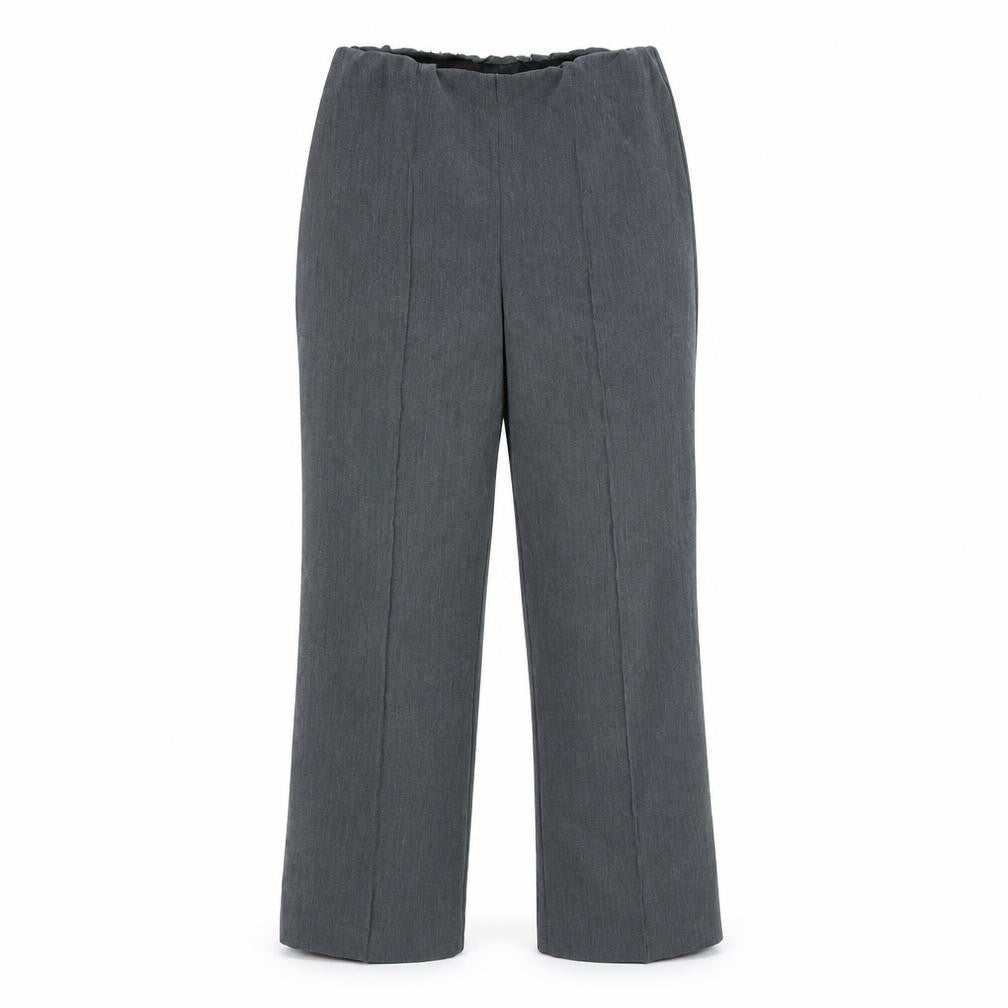 Preworn Womens Grey   Dress Pants Trousers Size 12 L30 in