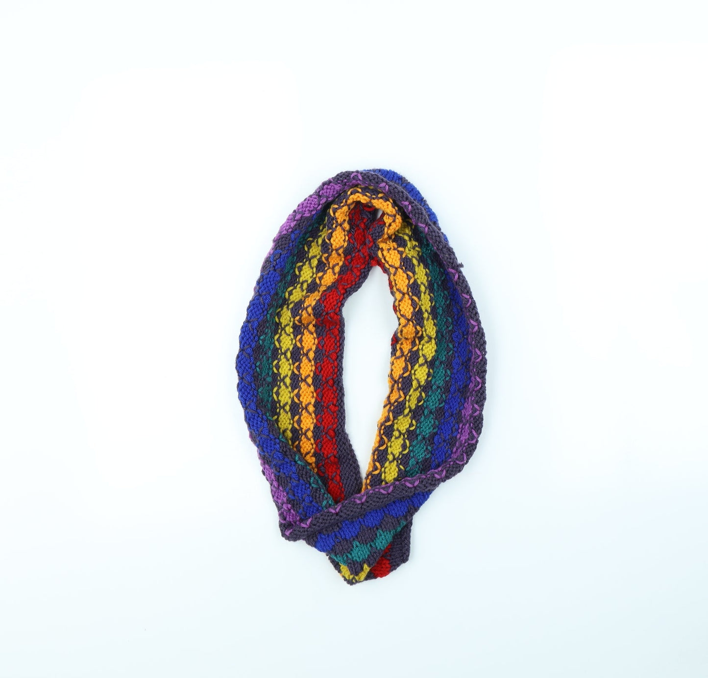 Preworn Womens Multicoloured Striped   Scarf