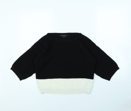 Preloved New Look Womens Black   Pullover Jumper Size 8 - Front