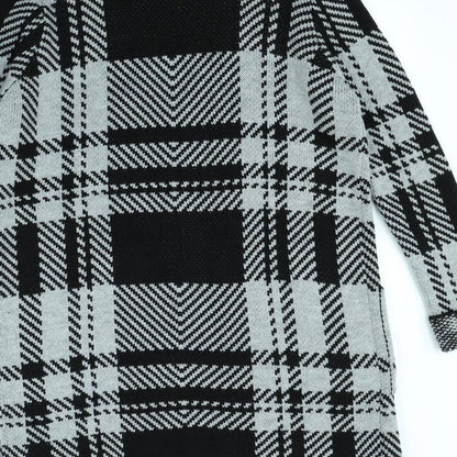 Select Womens Black Check  Jacket  Size 8