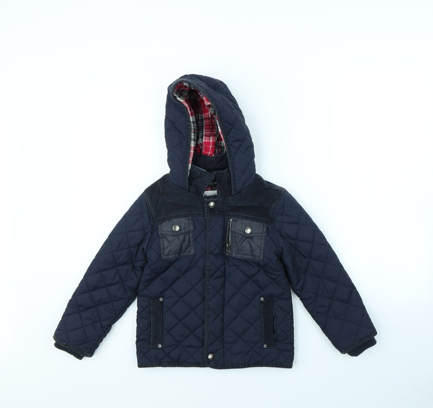 M&S Girls Blue   Jacket Coat Size 4 Years