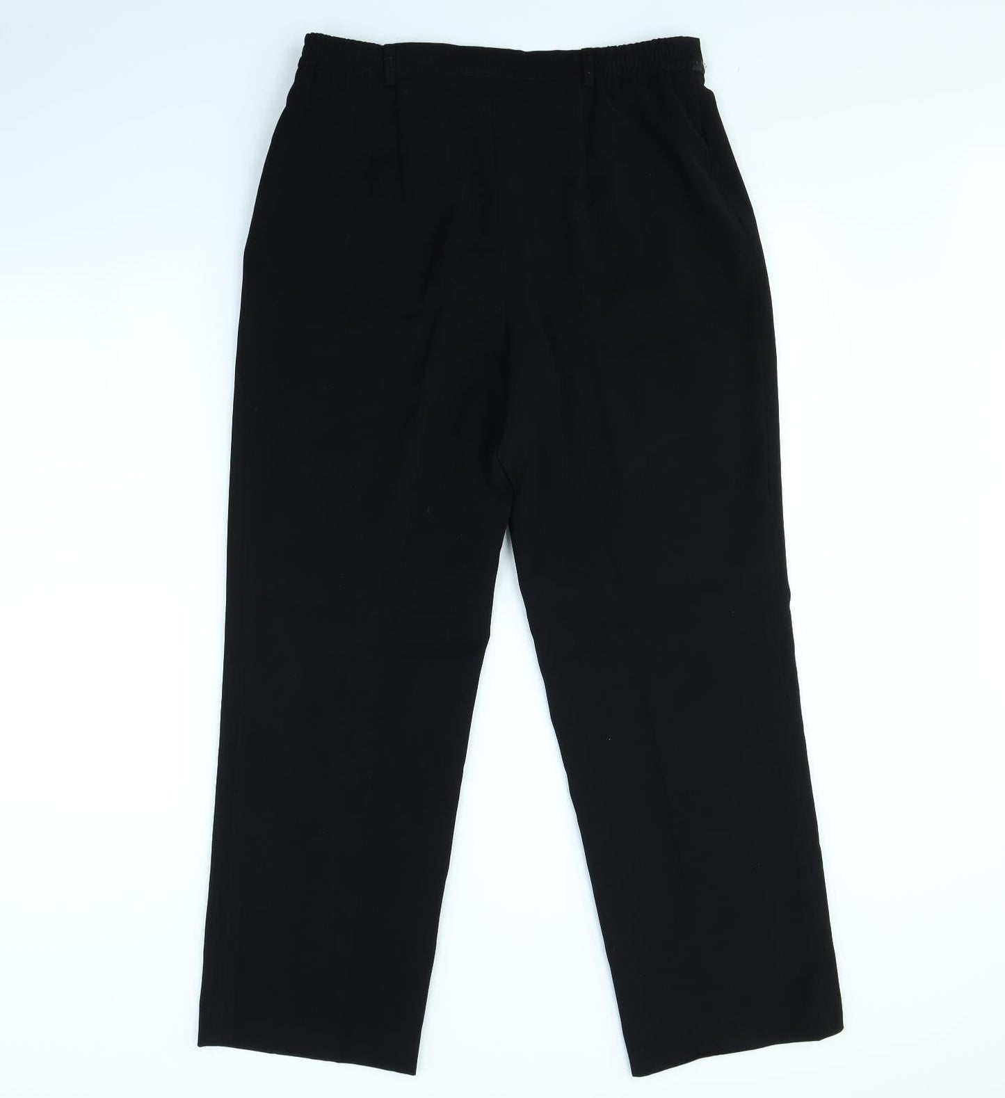 Gelco Womens Black   Dress Pants Trousers Size 14 L30 in