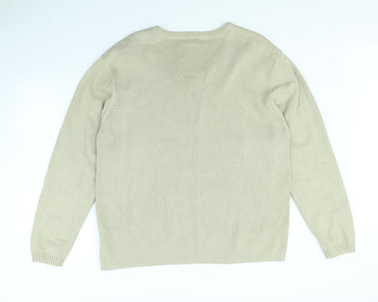Preloved NEXT Womens Beige   Pullover Jumper Size XL - Back