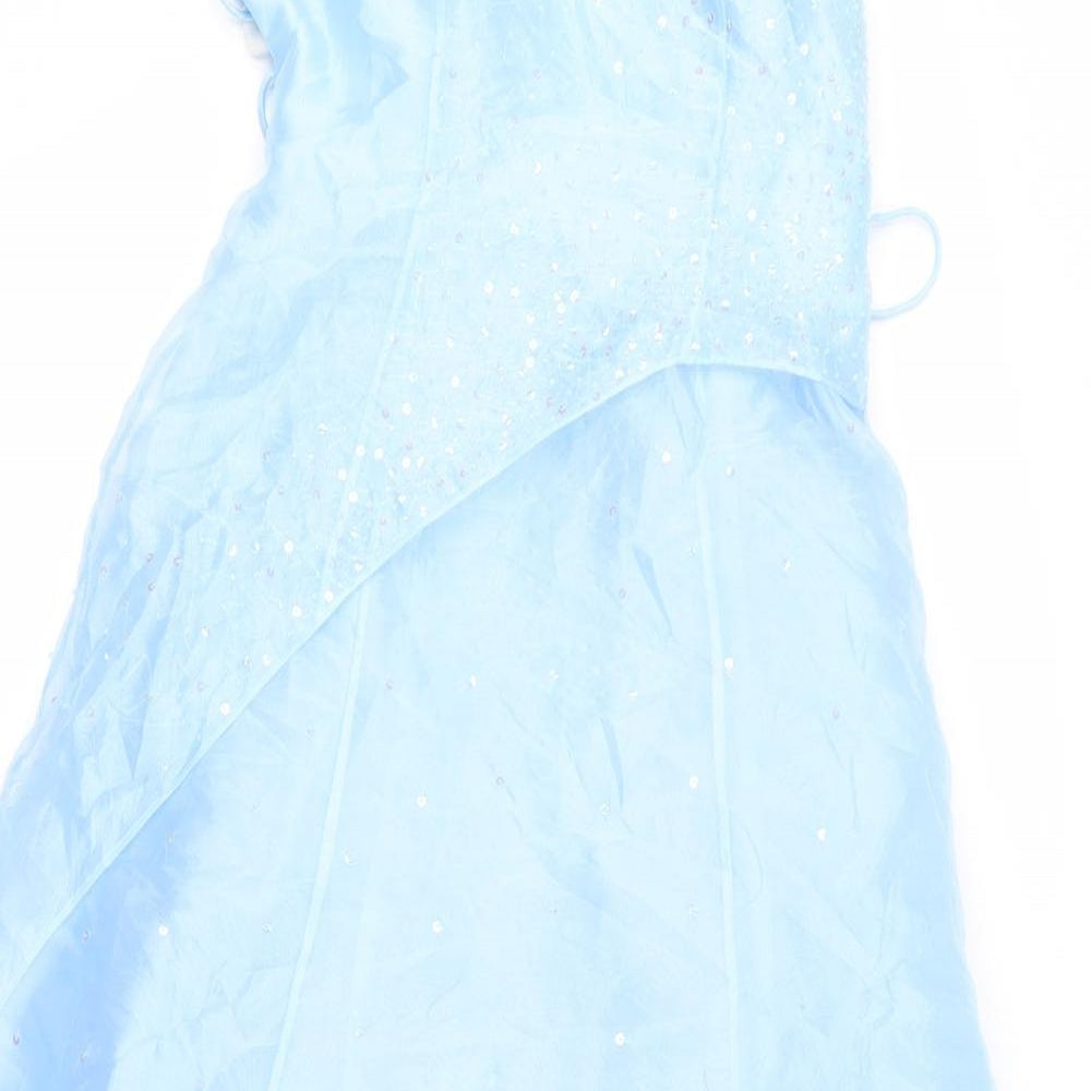 Preworn Womens Blue  Rayon A-Line  Size M