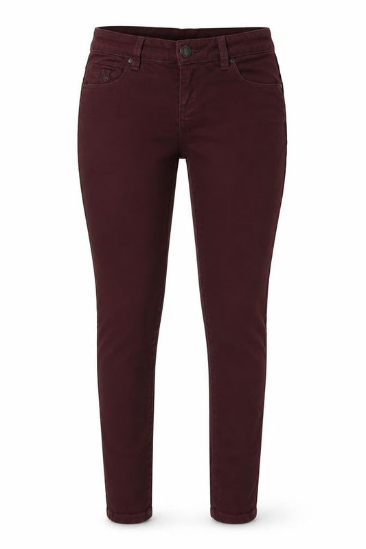 yesyes Womens Red   Skinny Jeans Size 8 L31 in