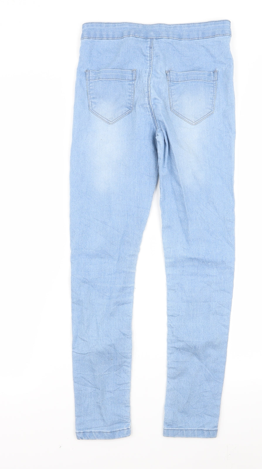 Preworn Womens Blue   Skinny Jeans Size 12 L25 in