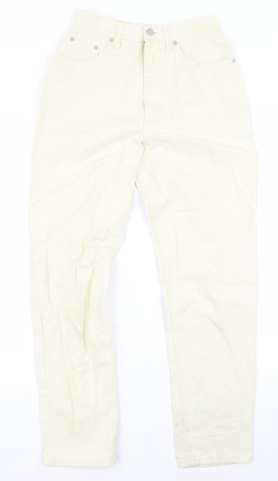 Preloved m&s Womens White   Skinny Jeans Size 10 L27 in - Front