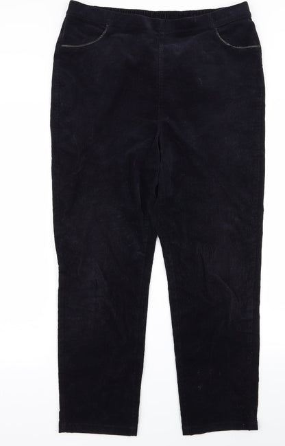 Preworn Womens Blue   Trousers  Size 34 L26 in